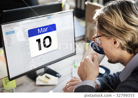 Date Month Calendar Schedule Planner Word Graphic 32799355