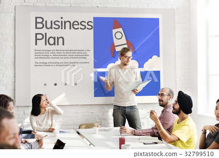 Workers working on network graphic overlay whiteboard 32799510