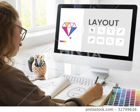 Graphic Design Icon Creative Style 32799616