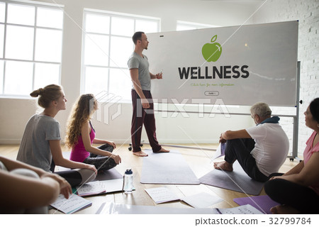 Diversity People Exercise Class Relax Concept Diversity People Exercise Class Relax Concept 32799784