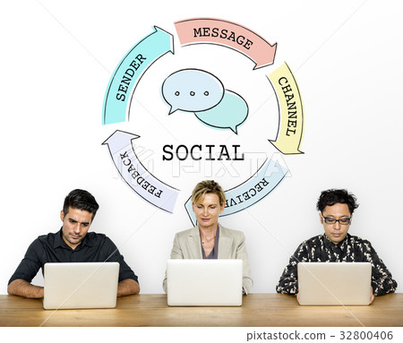 Network connection graphic overlay background 32800406