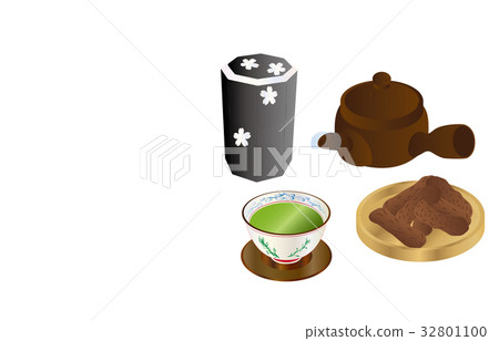 今天的甜綠茶和Karinto 今天的甜綠茶和Karinto 32801100