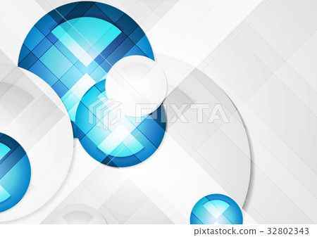 Abstract blue geometric corporate background Abstract blue geometric corporate background 32802343