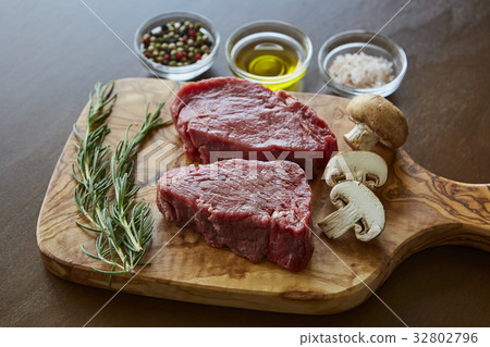 Raw beef Raw beef 32802796