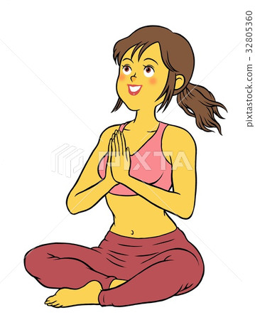 Women who do yoga fitness 32805360
