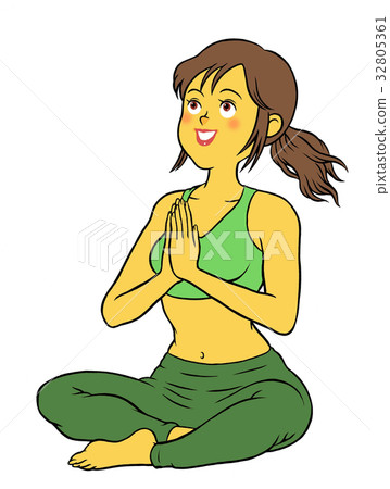 Women who do yoga fitness 32805361