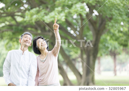 新綠色資深oshidori夫婦 32805967