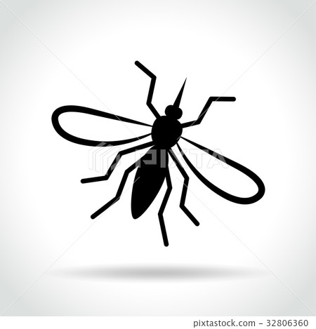 mosquito icon on white background 32806360
