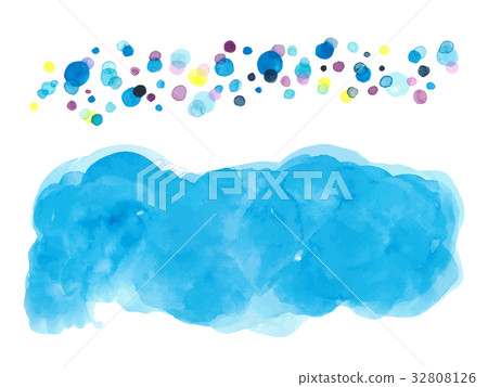 Polka dot water background 32808126