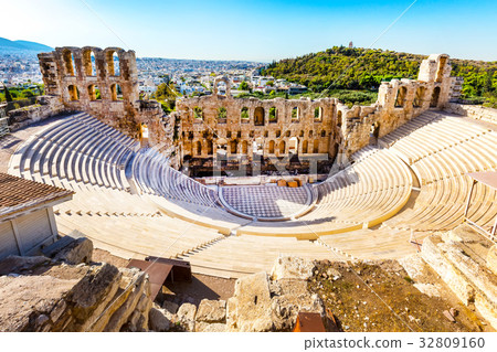 Amphitheater of Acropolis in Athens, Greece 32809160