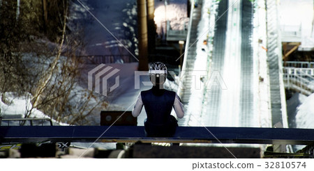 跳台滑雪開始 32810574