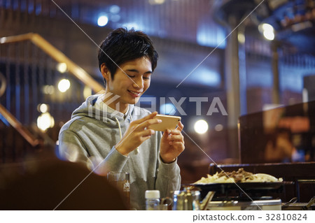 Male smartphone photography that tastes Genghis Khan 32810824