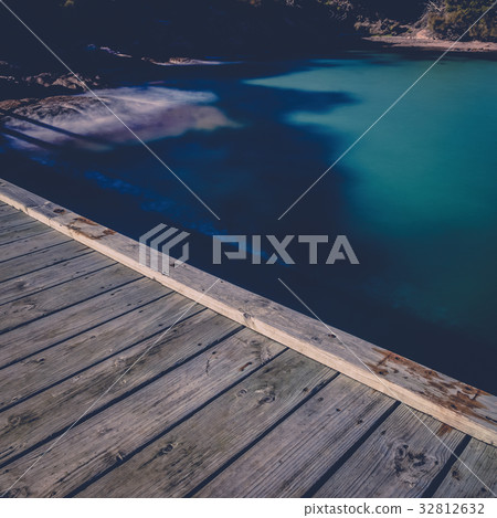 Freycinet Pier by Coles Bay in Tasmania 32812632