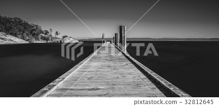 Freycinet Pier by Coles Bay in Tasmania 32812645