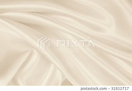 Smooth elegant golden silk or satin luxury cloth 32812717