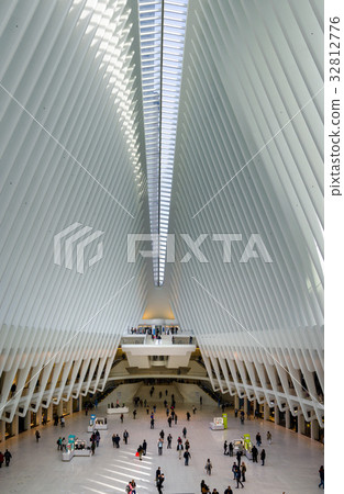 World Trade Center Transportation hub interior 32812776