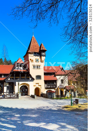 Restaurant in Romanian countryside, near mountains 32813014