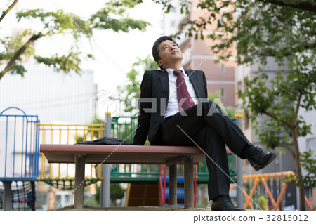 Businessman negative image Businessman negative image 32815012