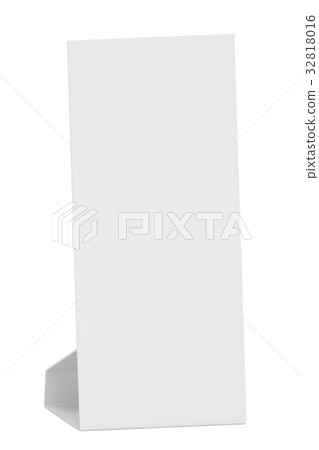 Blank paper table card 32818016