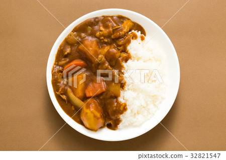 Curry and rice Curry and rice 32821547