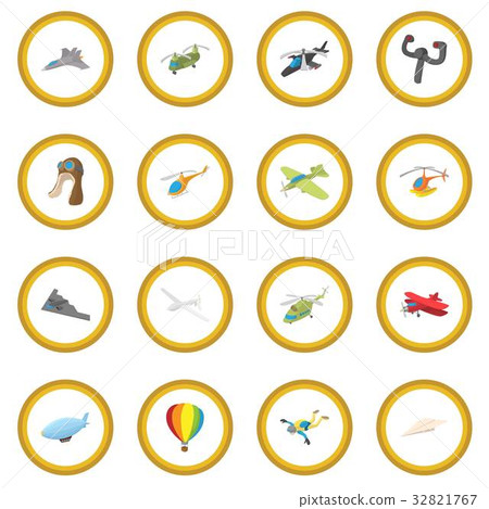 Aviation icon circle Aviation icon circle 32821767