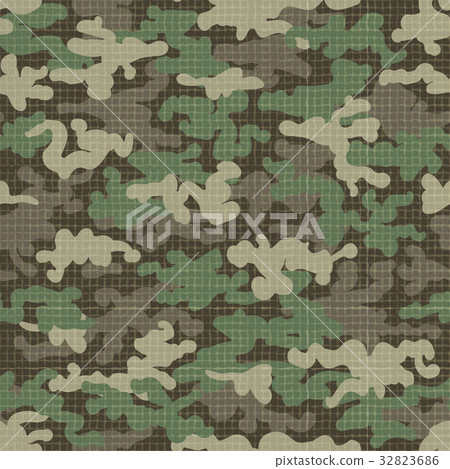 Camouflage texture seamless pattern Camouflage texture seamless pattern 32823686