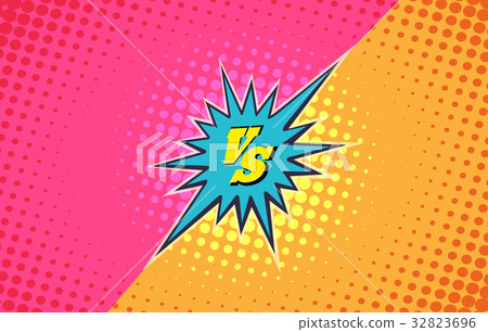 Versus duel fighting background 32823696