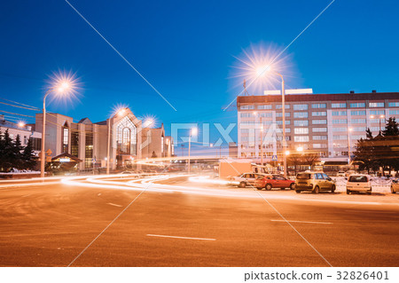 Gomel, Belarus. Railway Station Building And Hotel 32826401