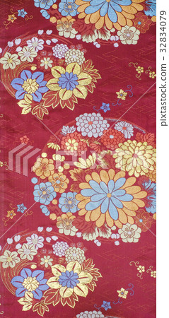 Japanese pattern silk fabric dyeing old cloth Japanese Japanese style Japanese pattern silk fabric dyeing old cloth Japanese Japanese style 32834079