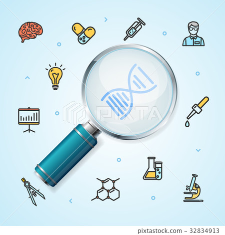 Science Research Realistic Magnifier with Thin 32834913