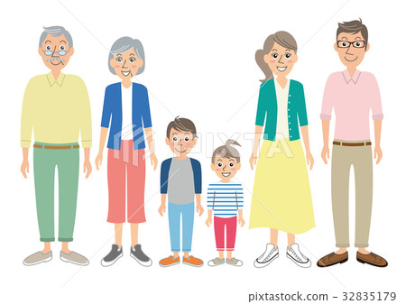 Three generations family 32835179