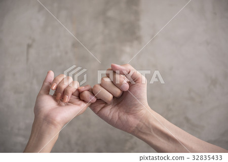 Hand to pinky swear, pinky promise hand signs. Hand to pinky swear, pinky promise hand signs. 32835433