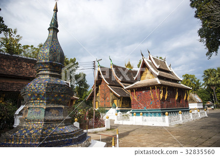 Wat Xieng Thong temple, Luang Prabang, Laos. Wat Xieng Thong temple, Luang Prabang, Laos. 32835560