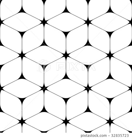 Seamless Hexagon Pattern - Stock Illustration [32835723] - PIXTA