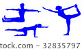 Yoga silhouette 2/2 32835797