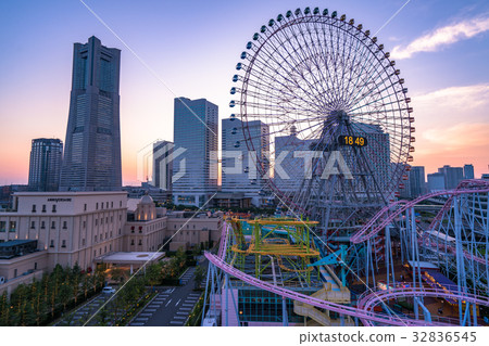 “神奈川縣”橫濱港未來“晚景” “神奈川縣”橫濱港未來“晚景” 32836545