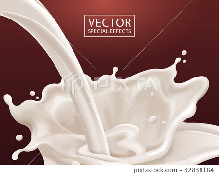 Flowing milk liquid Flowing milk liquid 32838184