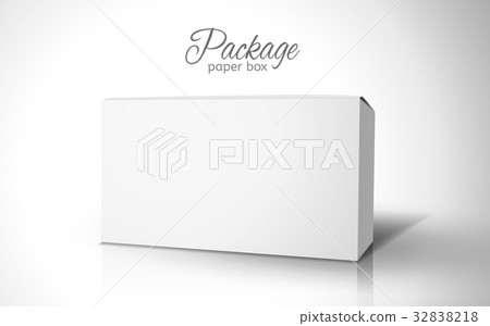 Blank paper box 32838218