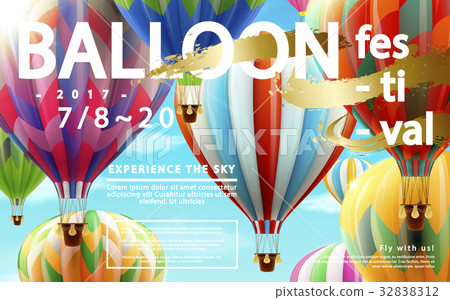 Balloon festival ads - Stock Illustration [32838312] - PIXTA