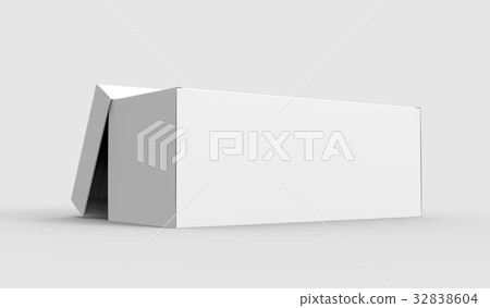 one blank paper white box 32838604