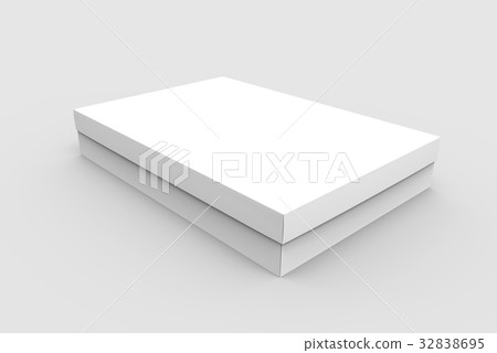 flat blank box 32838695