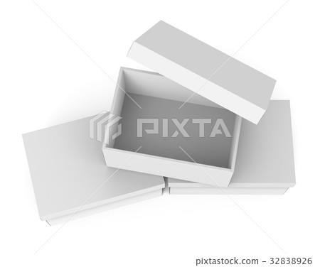Blank paper box template - Stock Illustration [32838926] - PIXTA