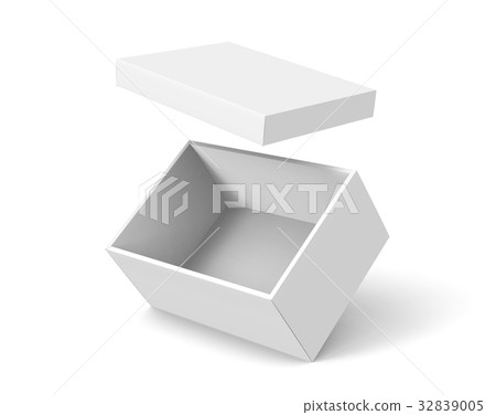 Blank paper box template - Stock Illustration [32839005] - PIXTA
