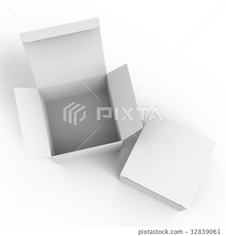 Blank paper box mockup 32839061