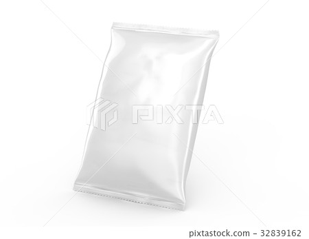 Pearl white foil package mockup Pearl white foil package mockup 32839162