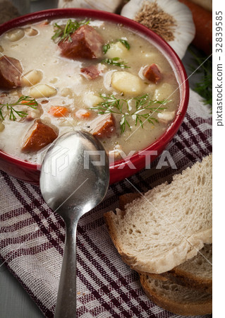 Sour soup made of rye flour Sour soup made of rye flour 32839585