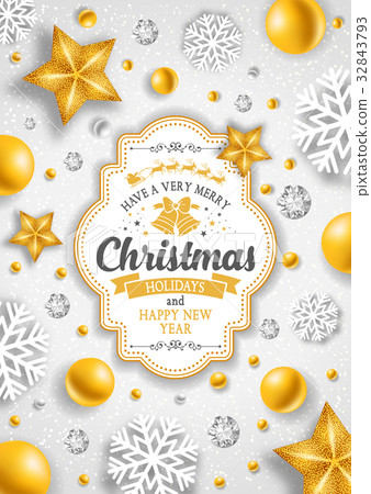 Christmas greeting card Christmas greeting card 32843793