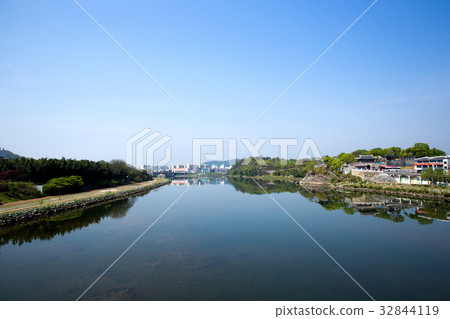 Jinju castle, Hwaseong Fortress, Jinju city, Gyeongnam, Korea 32844119
