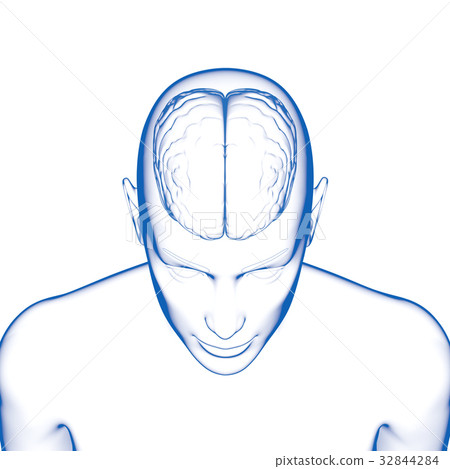 Brain, brain, woman 32844284