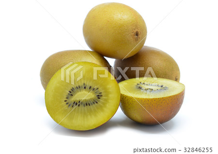 Yellow gold kiwi fruit 32846255